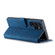 Samsung Galaxy S22 Ultra DG.MING Retro Oil Side Horizontal Flip Leather Case with Holder & Card Slots & Wallet - Blue