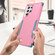 Samsung Galaxy S22 Ultra 5G TPU + PC Shockproof Phone Case - Pink+Blue