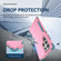 Samsung Galaxy S22 Ultra 5G TPU + PC Shockproof Phone Case - Pink+Blue