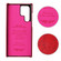 Samsung Galaxy S22 Ultra 5G Fierre Shann Retro Oil Wax Texture PU Leather Phone Case with Card Slots - Red