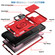 Samsung Galaxy S22 Ultra 5G Sliding Camera Cover TPU + PC Phone Case - Red+Black
