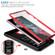 Samsung Galaxy S22 Ultra 5G Sliding Camera Cover TPU + PC Phone Case - Red+Black