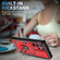 Samsung Galaxy S22 Ultra 5G Sliding Camera Cover TPU + PC Phone Case - Red+Black