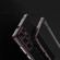 Samsung Galaxy S22 Ultra Aurora Series Lens Protector + Metal Frame Protective Phone Case - Black Blue
