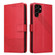 Samsung Galaxy S22 Ultra 5G GQUTROBE Skin Feel Magnetic Leather Phone Case - Red