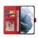 Samsung Galaxy S22 Ultra 5G GQUTROBE Skin Feel Magnetic Leather Phone Case - Red