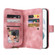 Samsung Galaxy S22 Ultra 5G Multifunctional Card Slot Zipper Wallet Leather Phone Case - Rose Gold