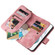 Samsung Galaxy S22 Ultra 5G Multifunctional Card Slot Zipper Wallet Leather Phone Case - Rose Gold