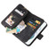 Samsung Galaxy S22 Ultra 5G Multifunctional Card Slot Zipper Wallet Leather Phone Case - Black