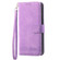 Samsung Galaxy S22 Ultra 5G Dierfeng Dream Line TPU + PU Leather Phone Case - Purple