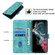 Samsung Galaxy S22 Ultra 5G Skin-feel Embossed Leather Phone Case - Green
