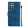 Samsung Galaxy S22 Ultra 5G Skin-feel Embossed Leather Phone Case - Blue