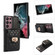 Samsung Galaxy S22 Ultra 5G Card Slot Leather Phone Case - Black