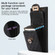Samsung Galaxy S22 Ultra 5G Card Slot Leather Phone Case - Black