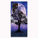 Samaung Galaxy S22 Ultra 5G Painted Pattern High Transparent TPU Phone Case - Moon Tree