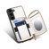 Samsung Galaxy S23+ 5G Zipper Card Slot Phone Case - White