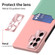 Samsung Galaxy S22 Ultra 5G Two-Color Invisible Lens Holder Phone Case - Pink+Green