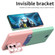 Samsung Galaxy S22 Ultra 5G Two-Color Invisible Lens Holder Phone Case - Pink+Green