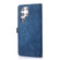 Samsung Galaxy S22 Ultra 5G Zipper Card Slot Buckle Wallet Leather Phone Case - Blue