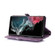 Samsung Galaxy S22 Ultra 5G Zipper Card Slot Buckle Wallet Leather Phone Case - Purple