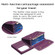 Samsung Galaxy S22 Ultra 5G Horizontal Wallet Rhombic Leather Phone Case - Dark Purple