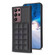 Samsung Galaxy S22 Ultra 5G Grid Card Slot Holder Phone Case - Black
