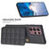 Samsung Galaxy S22 Ultra 5G Grid Card Slot Holder Phone Case - Black