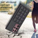 Samsung Galaxy S22 Ultra 5G Grid Card Slot Holder Phone Case - Black