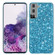 Samsung Galaxy S22 Ultra 5G Glitter Powder Shockproof TPU Protective Phone Case - Blue