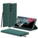 Samsung Galaxy S22 Ultra 5G GKK Flip Leather Phone Case with Stylus Pen - Forest Green