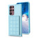 Samsung Galaxy S22 Ultra 5G Grid Card Slot Holder Phone Case - Blue