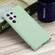 Samsung Galaxy S22 Ultra 5G Pure Color Liquid Silicone Shockproof Full Coverage Phone Case - Green