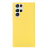 Samsung Galaxy S22 Ultra 5G Pure Color Liquid Silicone Shockproof Full Coverage Phone Case - Yellow