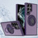 Samsung Galaxy S22 Ultra 5G Rotating Ring Magnetic Holder Phone Case - Purple