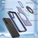 Samsung Galaxy S22 Ultra 5G Rotating Ring Magnetic Holder Phone Case - Purple