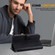 Samsung Galaxy S22 Ultra Skin Feeling Oil Leather Texture PU + TPU Phone Case - Black