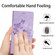 Samsung Galaxy S22 Ultra 5G Flower Butterfly Embossing Pattern Leather Phone Case - Purple