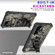 Samsung Galaxy S22 Ultra 5G Camouflage Armor Shockproof TPU + PC Magnetic Protective Phone Case with Holder - Army Green