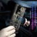 Samsung Galaxy S22 Ultra 5G Camouflage Armor Shockproof TPU + PC Magnetic Protective Phone Case with Holder - Army Green