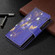 Samsung Galaxy S22 Ultra 5G Colored Drawing Pattern Zipper Horizontal Flip Phone Leather Case with Holder & Card Slots & Wallet - Purple Butterfly