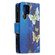 Samsung Galaxy S22 Ultra 5G Colored Drawing Pattern Zipper Horizontal Flip Phone Leather Case with Holder & Card Slots & Wallet - Gold Butterfly