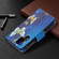 Samsung Galaxy S22 Ultra 5G Colored Drawing Pattern Zipper Horizontal Flip Phone Leather Case with Holder & Card Slots & Wallet - Gold Butterfly