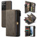 Samsung Galaxy S22 Ultra 5G CaseMe 018 Detachable Multi-functional Leather Phone Case - Brown