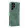 Samsung Galaxy S22 Ultra 5G Skin Feel Magnetic Buckle Calf Texture PU Phone Case - Green