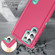 Samsung Galaxy S22 Ultra 5G 3 in 1 Rugged Holder Phone Case - Pink+Blue