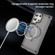 Samsung Galaxy S22 Ultra 5G Skin Feel TPU + PC MagSafe Magnetic Phone Case - Transparent Black