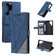 Samsung Galaxy S22 Ultra 5G Skin Feel Splicing Horizontal Flip Leather Phone Case - Blue