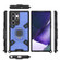 Samsung Galaxy S22 Ultra 5G Space PC+TPU Ring Holder Protective Phone Case - Blue