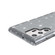 Samsung Galaxy S22 Ultra 5G Shockproof Terminator Style Glitter Powder Protective Phone Case - Grey