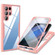 Samsung Galaxy S22 Ultra 5G Acrylic + TPU 360 Degrees Full Coverage Shockproof Phone Case - Pink